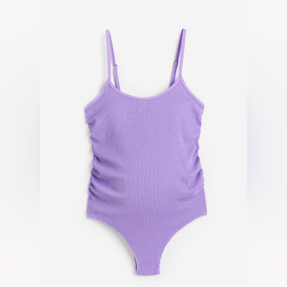 H&M Purple Classic One-Piece Swimsuit - Picture 1 of 3